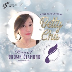 Betty Chu , 皇家皇冠鑽石級領袖
